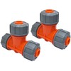 AERZETIX - C48611 - Set of 2 Garden Hose Connections