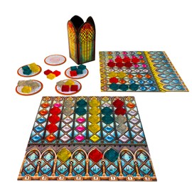 Asmodee Azul Stained Glass of Sintra Board Game EXPANSION - Craft Colorful Window Panes, Tile-Placement Strategy Game for Kids & Adults, Ages 8+, 2-4 Players, 30-45 Minute Playtime