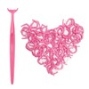 Reusable Dental Flosser Handle and 100 Flosser Refill Heads ,