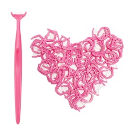 Reusable Dental Flosser Handle and 100 Flosser Refill Heads , Pack for Oral Care