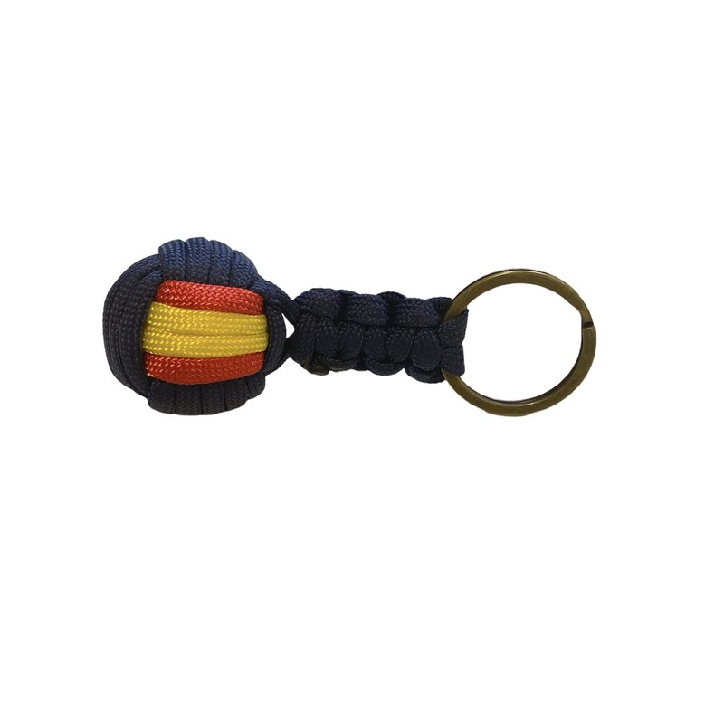 MIBANDERA Spanish Flag Keyring Key Ring Man Woman Spanish Flag