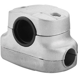 Abrazadera Aluminio 26mm Antivibracion Soporte Manillar Desbrozadora - Fijador Tubo Para Maquinas Jardineria