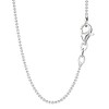 NKlaus 38 cm Ball Chain 925 Silver Elegant Necklace Filigree