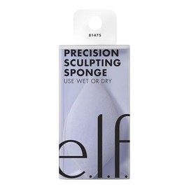 e.l.f. Esponja esculpedora de precisión, esponja 3 en 1 para contornear y mezclar hasta un acabado suave, ideal para fórmulas de crema y polvo, vegano