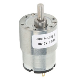 Worm Gear Motor Self Locking Reversible High Torsion Adjustable Speed Reduction Turbine Electric Motor DC12V 22RPM