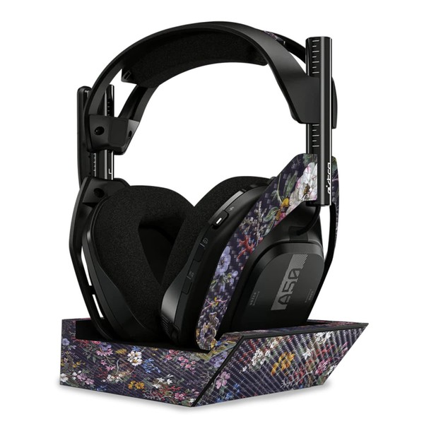 MightySkins Carbon Fiber Skin Compatible with Astro A50 Wireless Headphones
