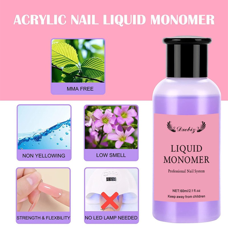 Acrylic Nail Kit Acrylic Powder & Liquid Set with Nail
