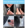 20 Piezas Almohadilla de Silicona Antigolpes para Puerta de Coche,