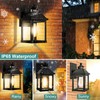AEQ Solar Porch Lights Outdoor, Solar Sconce Lights Outdoor with