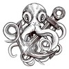 Dopetattoo Tattoo design 6 Sheets Temporary Tattoos Octopus Anchors Temporary