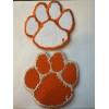 2 CLEMSON University Clemson Tigers RARE Embroidered Iron On Patches