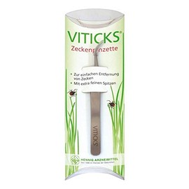 VITICKS Tick tweezers: quick and easy to remove ticks - with extra fine tips