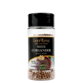 GranAroma Whole Coriander Seeds, Marinades & Dry Rubs, Citrusy Flavor (1 Ounce)