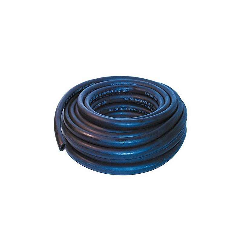 19mm ID Black 2 Metre Length Rubber Heater Hose -