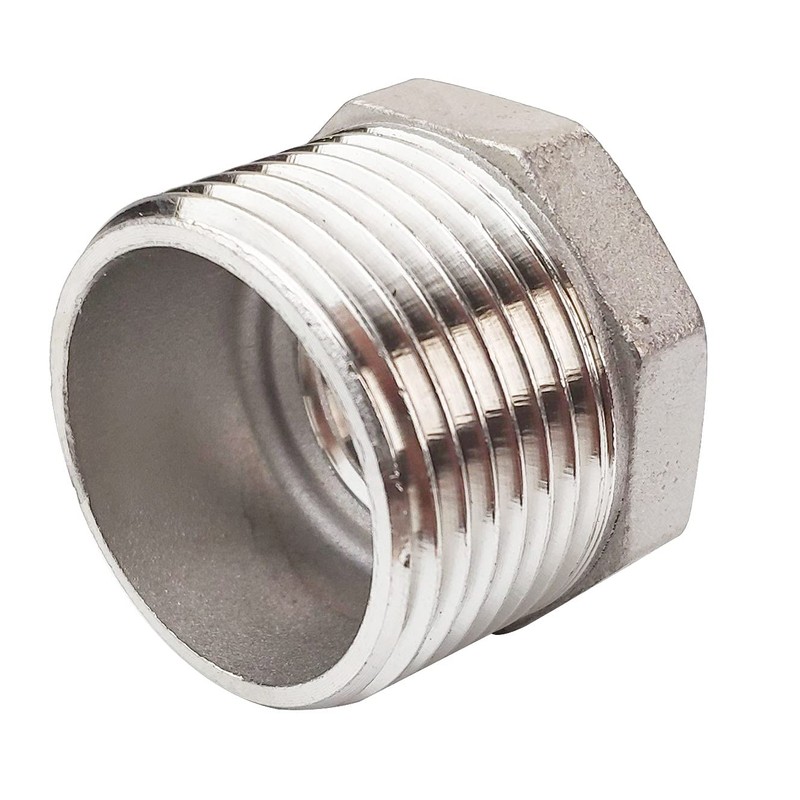 LOZOME 1" Male x 1/2" Female Thread Reducer Bushing Pipe