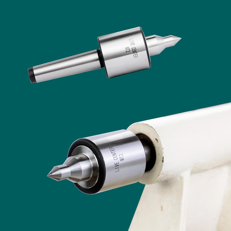 DEEFIINE MT2 Live Tailstock Center for Lathe, Medium Duty Long