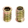 40Pcs 3/8"-16 x 25mm Threaded Inserts for Wood Furniture Screw