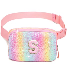 PRLINJSK Birthday Gift for Kids Teens Fanny Pack for Girls Belt Bag Crossbody Waist Bag Gift