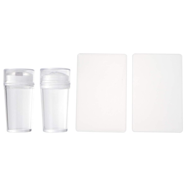 Vaguelly 4pcs DIY Nail Art Stamping Plates Kit Nail Stencils