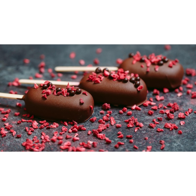 Confectious – Premium Freeze-Dried Raspberry Pieces, Grade AA, 50g, 100%