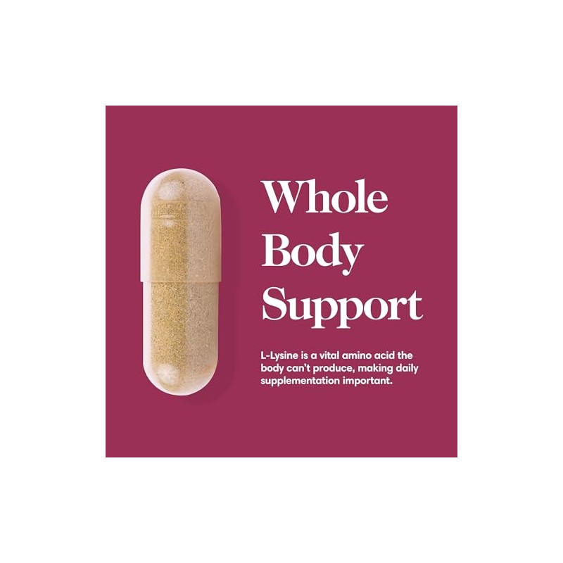 Essential Amino Acid for Immunity, Cold Sore Prevention, Stress &
