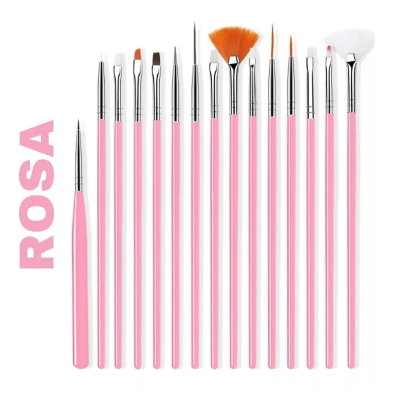 Veraly Set Pinceles Para Mano Alzada Decoracion De Uñas Pincel
