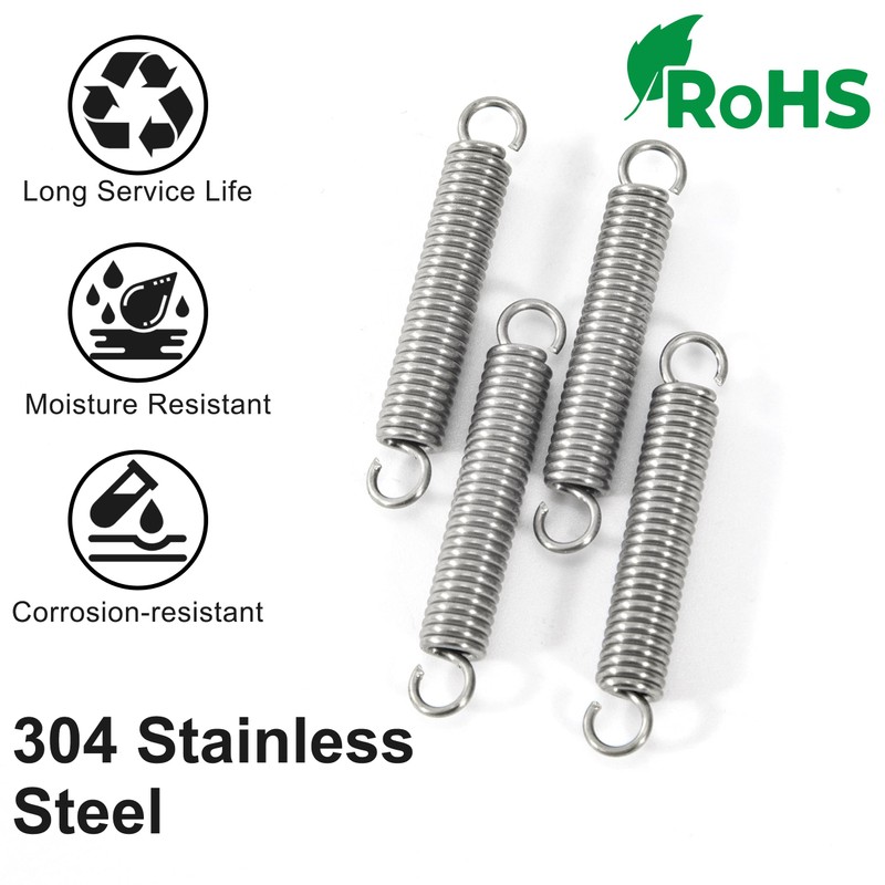 GUNGY Tension Springs with Hooks Stainless Steel Tension Spring 30
