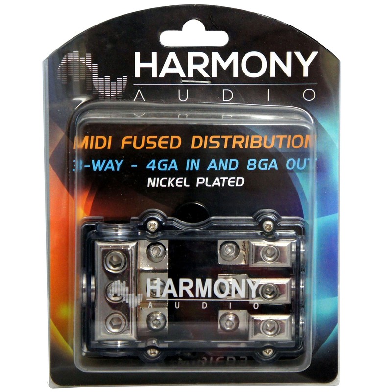 Harmony Audio HA-MIDIFD3 Car Stereo 3-Way Mini ANL MIDI Fused