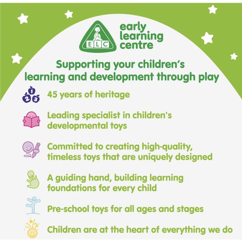 Early Learning Centre Wooden Stacking Train Hand Eye Coordination 15