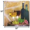 BANBERRY DESIGNS Lighted Wine Canvas Print Wall Art - LED
