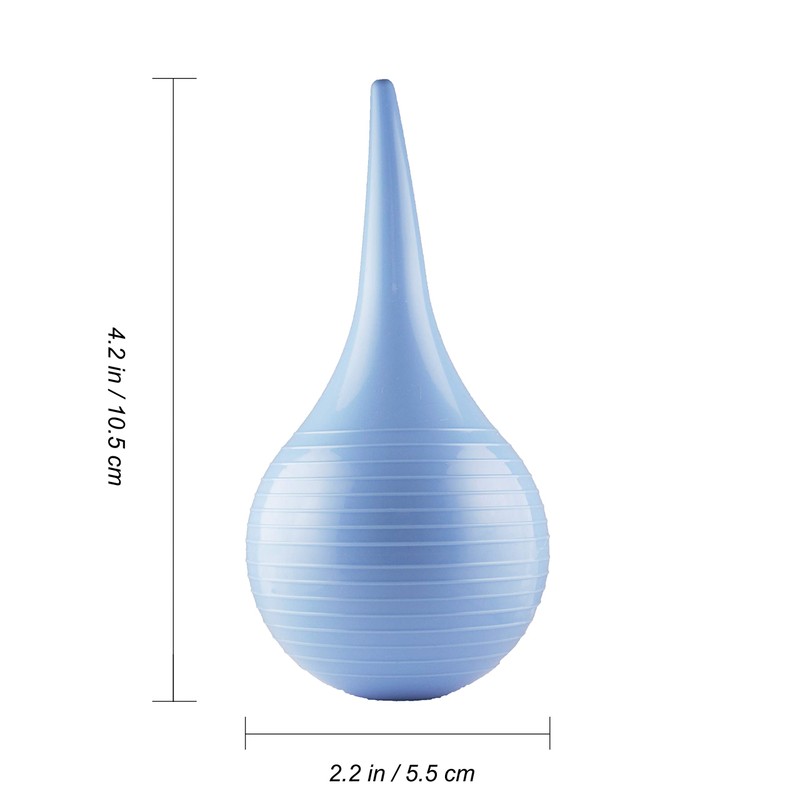 Rubber Suction Ear Syringe,60ml Hand Bulb Syringe Ear Washing Squeeze