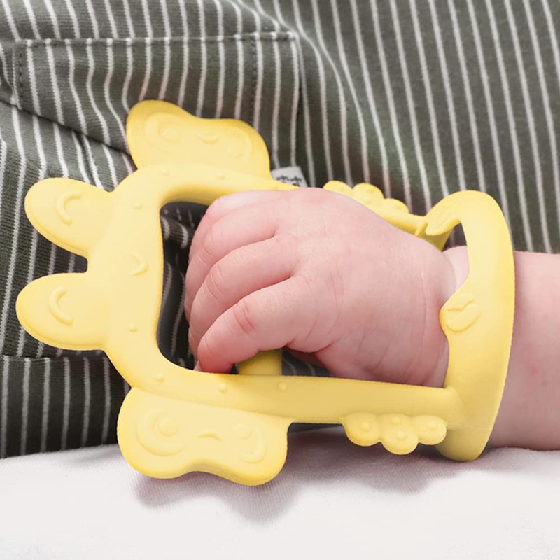 Korean-Made PETINUBE Baby Wrist Teether – Anti-Drop Silicone Teething Toy