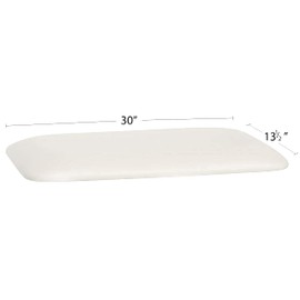 Seachrome P-B300135-NW Replacement Cushion Shower Seat Top Only, White