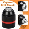 1/2-Inch HA3JAW Keyless Chuck for Bosch SDS-Plus Hammers, 3-Jaw Self-Tighten