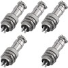 Tunghey 10-Pack GX12 4-Pin Aviation Connector Plug - 5 Female