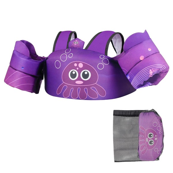 Elejolie Kids Swim Vest for Child Learn Swiming Training,Infant Safety
