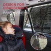 Lyxheth 2PCS Car Side Window Sunshade, Removable Window Tint, Static