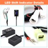 PETCHOR Motorcycle Gear Indicator 6 Speed Digital Gear Indicator Waterproof