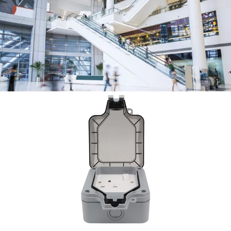 IP66 Outdoor Waterproof Switch Socket Box Surface Mounted Splashproof Dustproof
