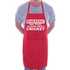 May Start Talking About Cricket BBQ Cooking Funny Novelty Apron