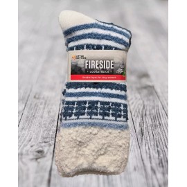 LITTLE HOTTIES FIRESIDE LODGE SOCKS INFUSED WITH ALOE VERA WOMENS SIZE 5-10 NWT