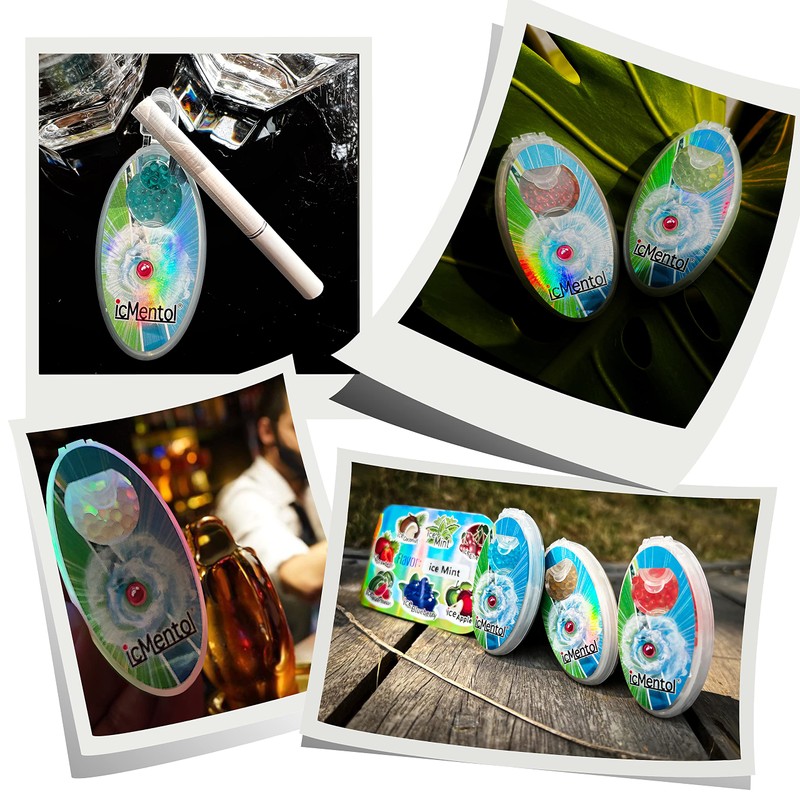 icMentol - New improvements, 100 multi-purpose menthol balls, menthol capsules,