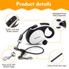 WRSOMIT Retractable Dog Leash with Chew Proof Cable, 26Ft Heavy