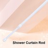 Curtain Tension Rod, 11.81-19.69 Inch Adjustable Small Spring Tension Rod