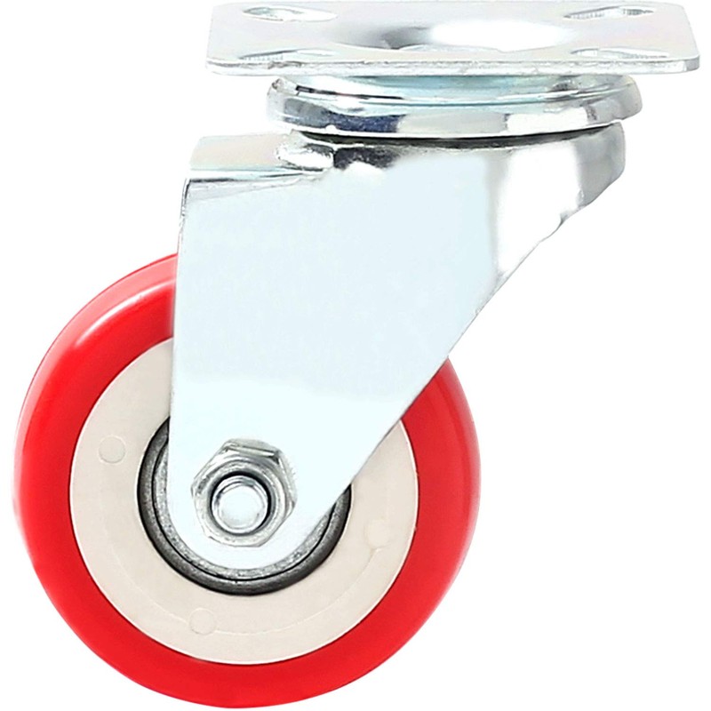 Online Best Service 4 Pack Caster Wheels Swivel Plate On