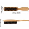 Boar Stiffs Beard Brush, 2Pc Beard Growth Stiff Boar Stiffs