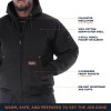 RefrigiWear ComfortGuard Service Jacket - Insulated Denim Hooded Work Jacket
