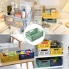 Pack of 5 Folding Boxes, Foldable, Stable, Plastic, Sturdy Folding