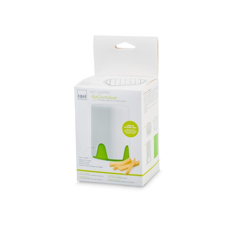 H&H Green Line Tagliaverdure a bastoncino, Verde Lime