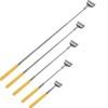 Oruiiju Telescopic Back Scratcher (Pack of 3) - Combination of